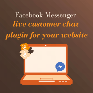 Facebook Messenger live customer chat plugin for your website!