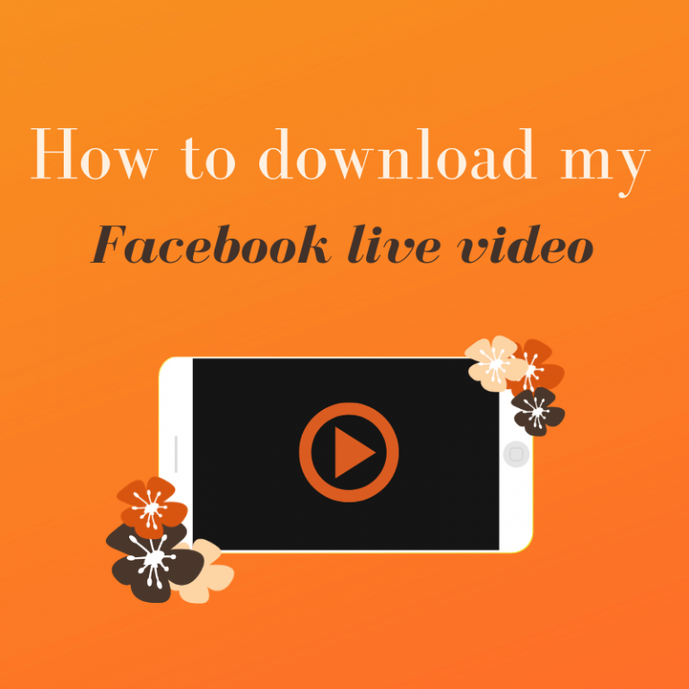 can you download a facebook live video